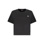 Guess Jeans Black Cotton Women T-Shirt