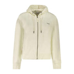 Pepe Jeans White Cotton Women Hoodie