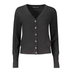 Guess Jeans Black Viscose Women Cardigan