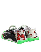 Dolce & Gabbana Multicor DG Logo Leopard Cherry Sneaker Shoes