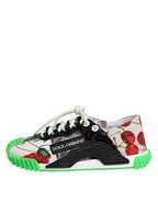 Dolce & Gabbana Multicor DG Logo Leopard Cherry Sneaker Shoes