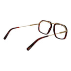 Ermenegildo Zegna Burgundy Men Glasses Frame