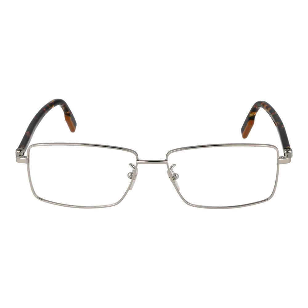 Ermenegildo Zegna Silver Men Optical Frames