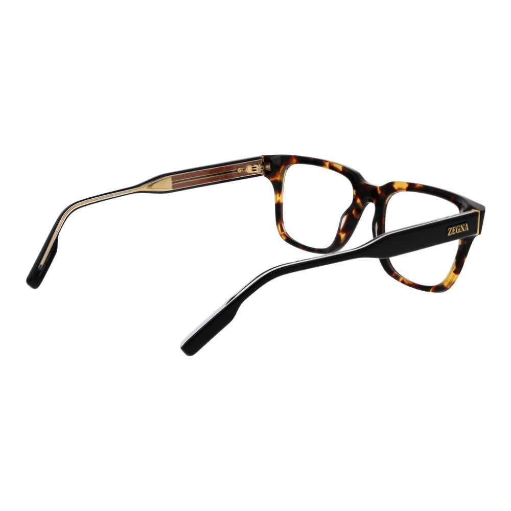 Ermenegildo Zegna Brown Men Optical Frames