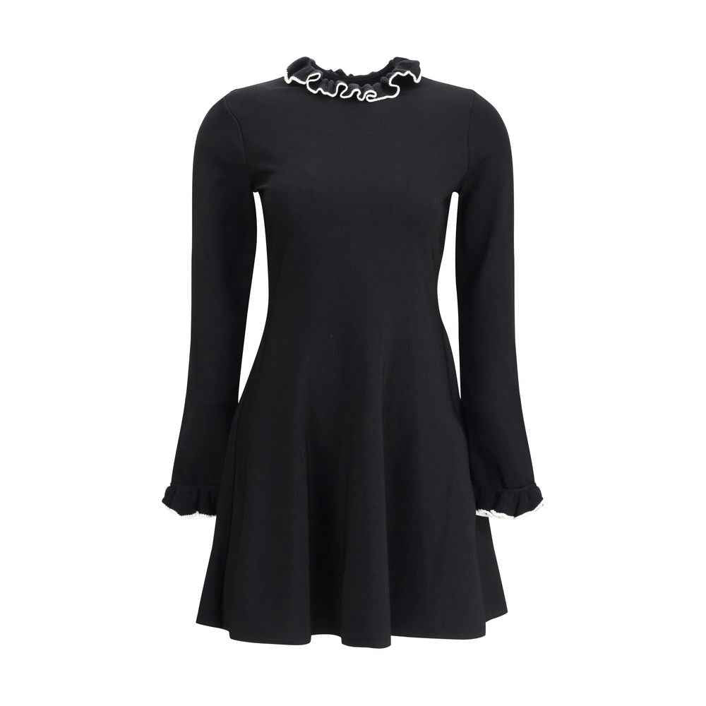 Valentino Knit Dress with volants