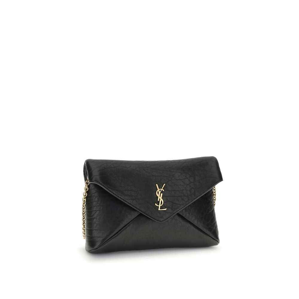 Saint Laurent Cassandre chain Clutch Bag