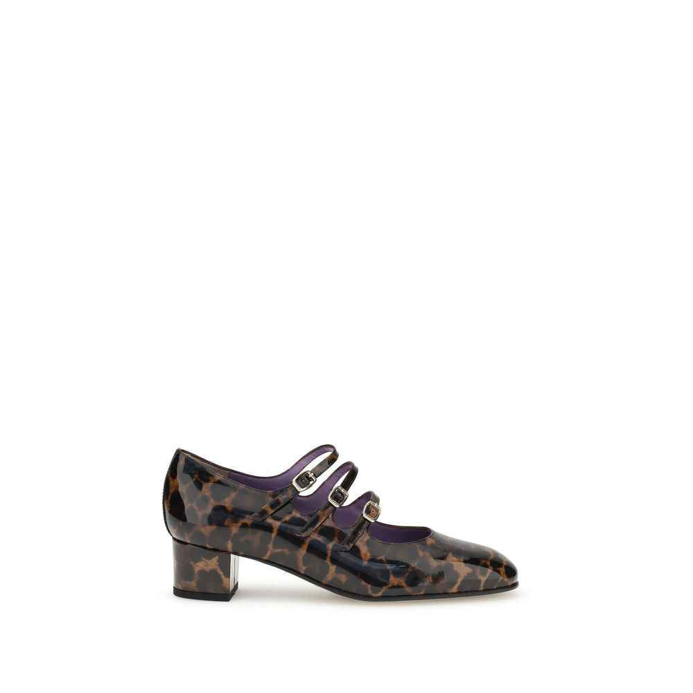 Carel Paris Kina Mary Jane Pumps leopardate