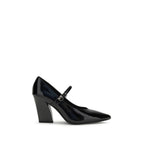 PINKO Black Calf Leather Bos Taurus Pumps