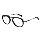 Ermenegildo Zegna Black Metal Glasses (Frames)