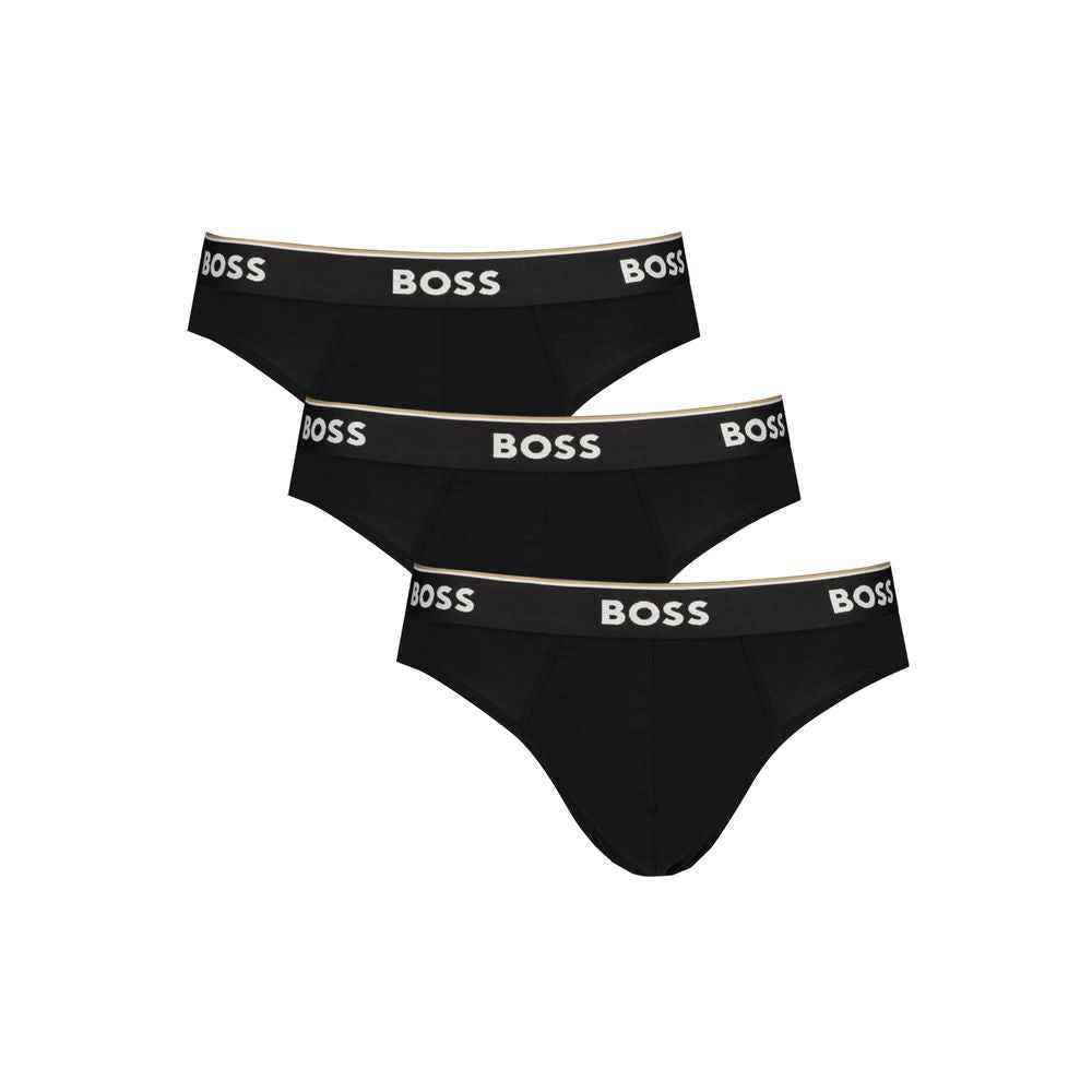 Hugo Boss Black Cotton Underwear