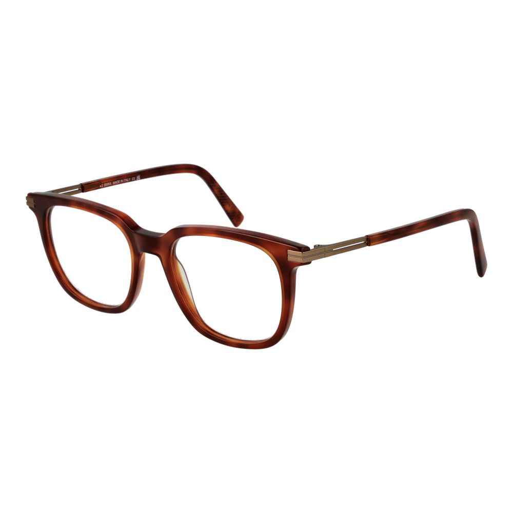 Ermenegildo Zegna Brown Unisex Optical Frames