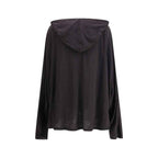 Rick Owens Long hooded T-Shirt