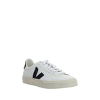 Veja White Calf Leather Bos Taurus Low Top Sneakers