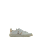 Veja White Calf Leather Bos Taurus Low Top Sneakers