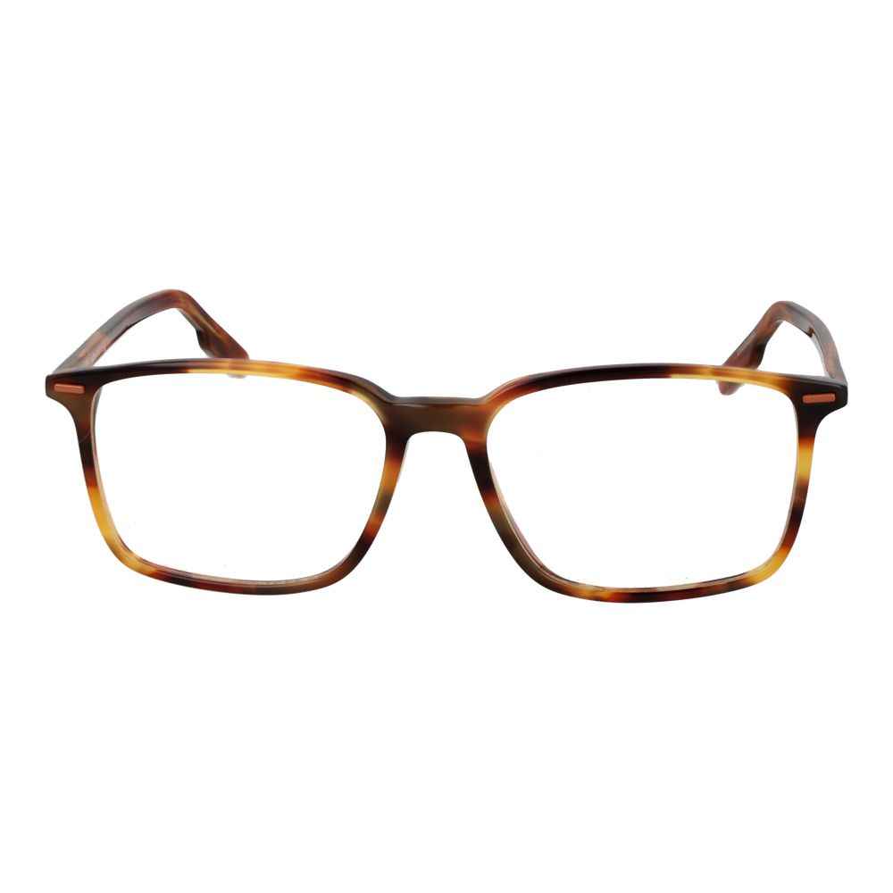 Ermenegildo Zegna Brown Unisex Optical Frames