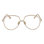 Max Mara Beige Metal Glasses (Frames)