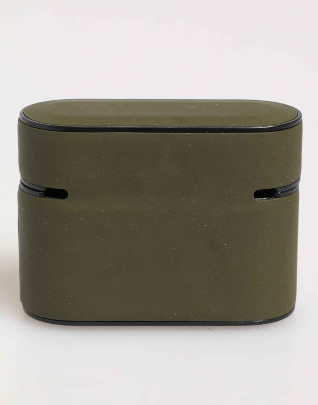 Dolce & Gabbana Army Green Rubber Logo Embossed Accessory  Airpods Case