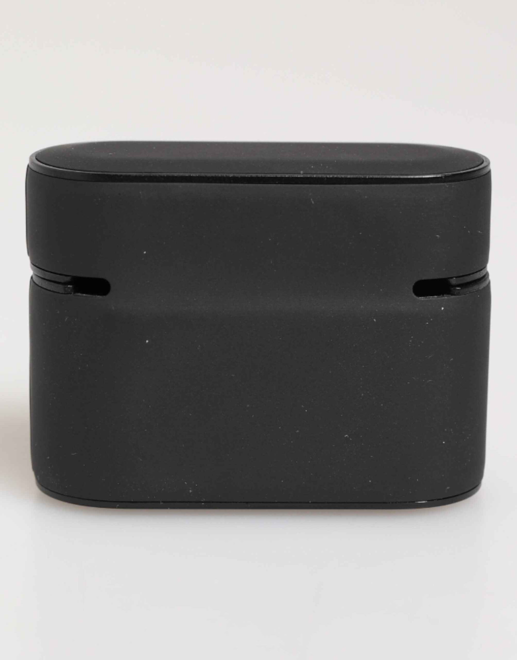 Dolce & Gabbana Black Yellow Rubber Logo Embossed Accessory Airpods Case