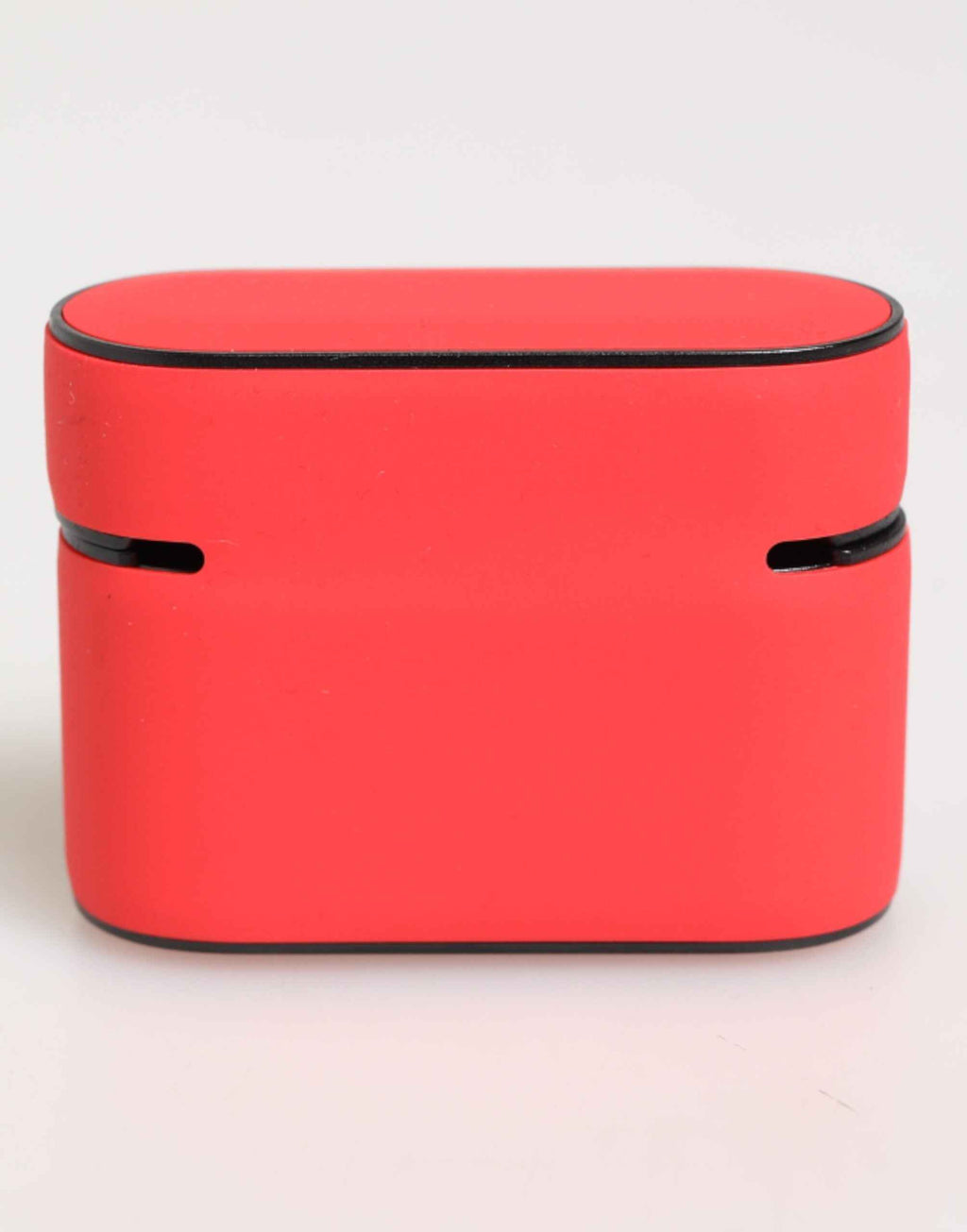 Dolce & Gabbana Red PVC DG Logo Embossed Men Flip Holder  Airpods Case