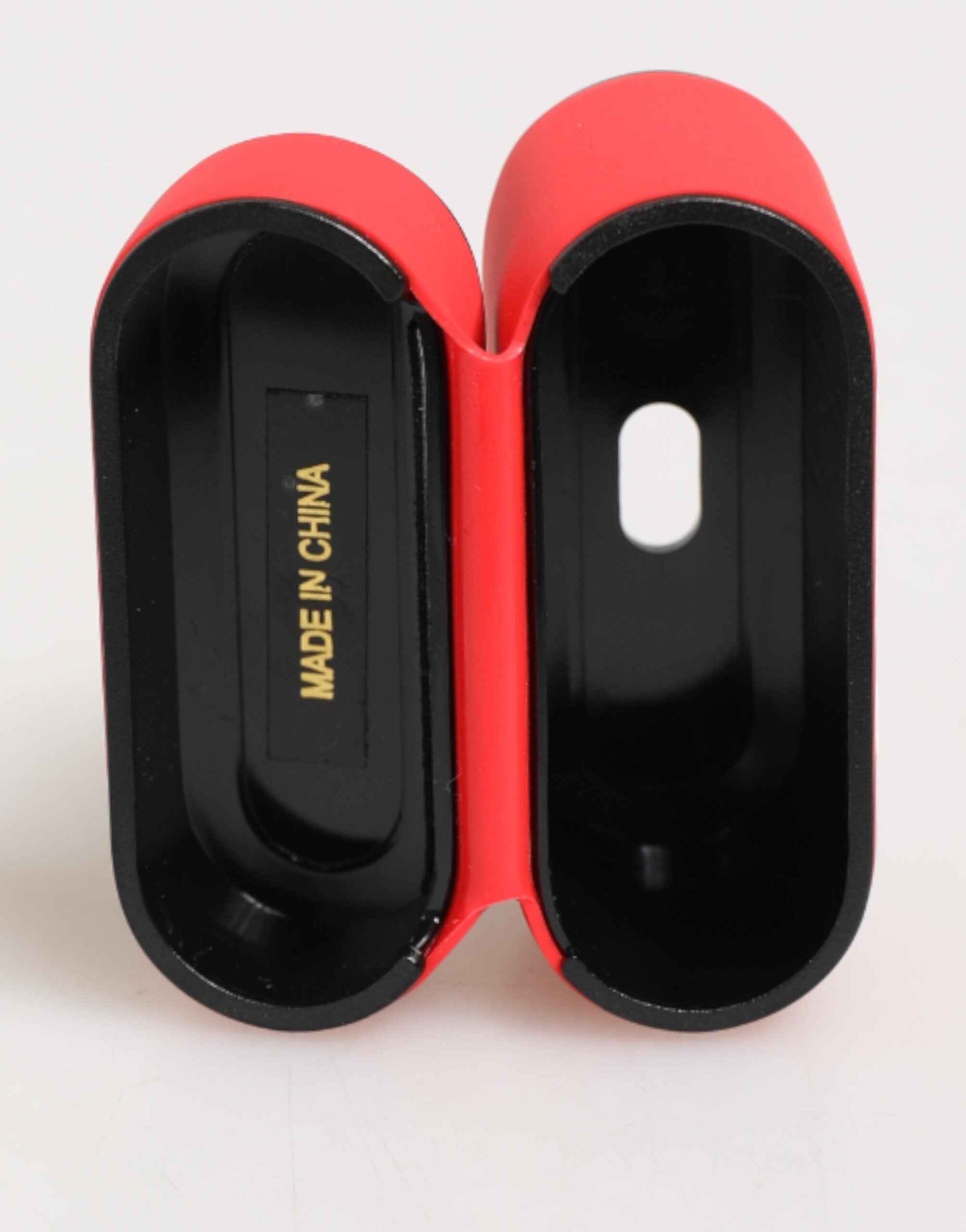 Dolce & Gabbana Red PVC DG Logo Embossed Men Flip Holder  Airpods Case