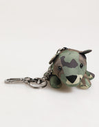 Dolce & Gabbana Camouflage Multicolor Animal Silhouette Keychain Keyring