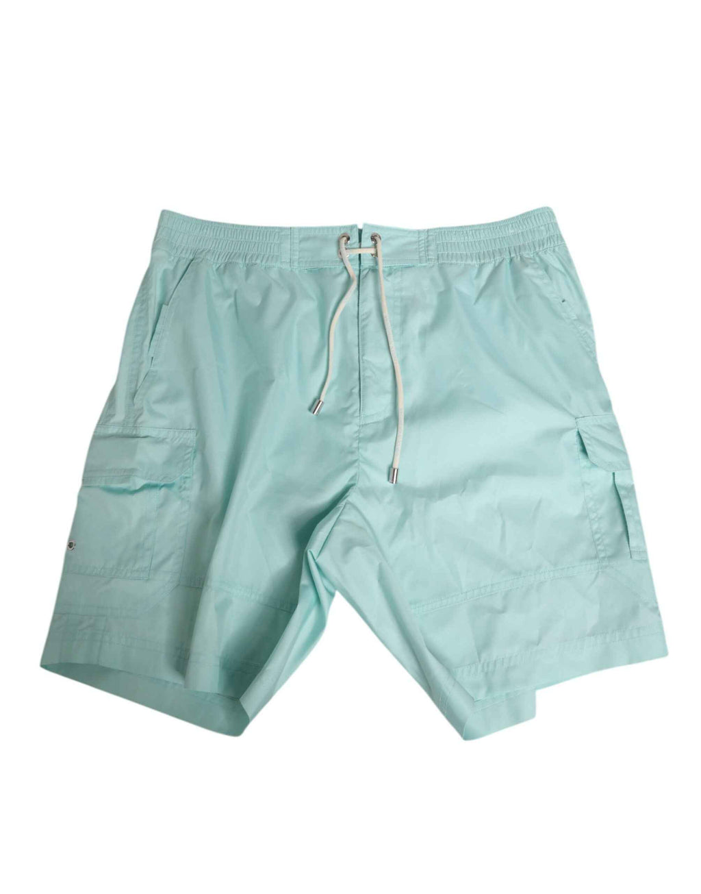 Dolce & Gabbana Aqua Blue Polyester Beachwear Men Shorts Swimwear