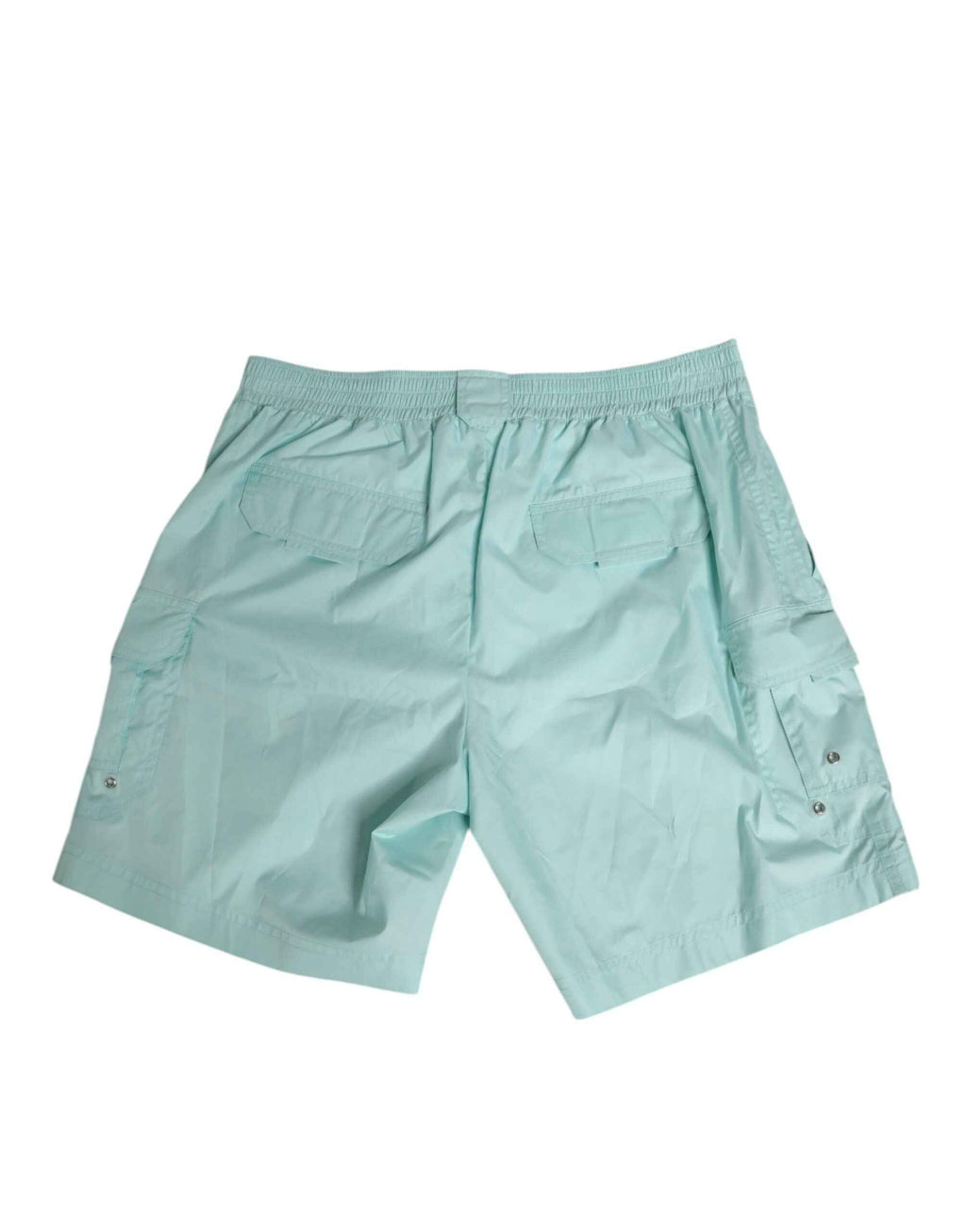 Dolce & Gabbana Aqua Blue Polyester Beachwear Men Shorts Swimwear