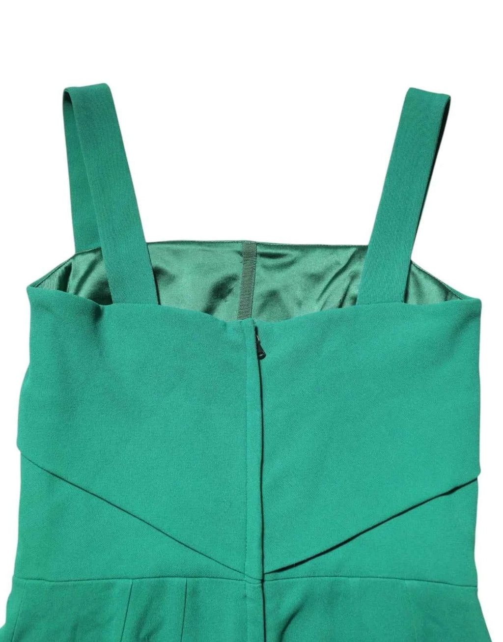 Dolce & Gabbana Dark Green Sleeveless Rayon Bodycon Dress