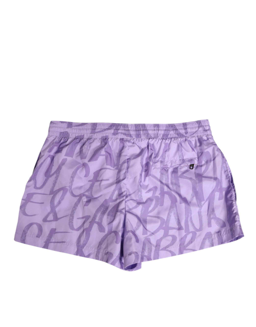 Dolce & Gabbana Purple DG Logo Print Nylon Men Shorts Swimwear
