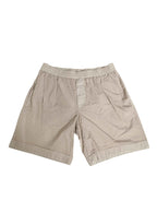 Dolce & Gabbana Beige Nylon Beachwear Men Boxer Short Swimwear