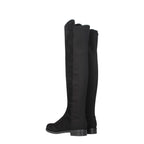 Stuart Weitzman Black Leather Over The Knee