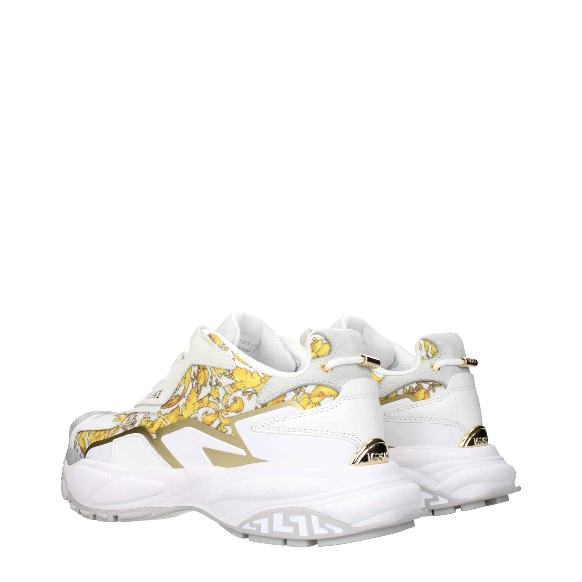 Versace Gold Fabric Low Tops