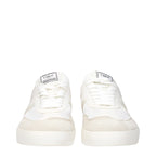 Chloé White Fabric Low Top Sneakers