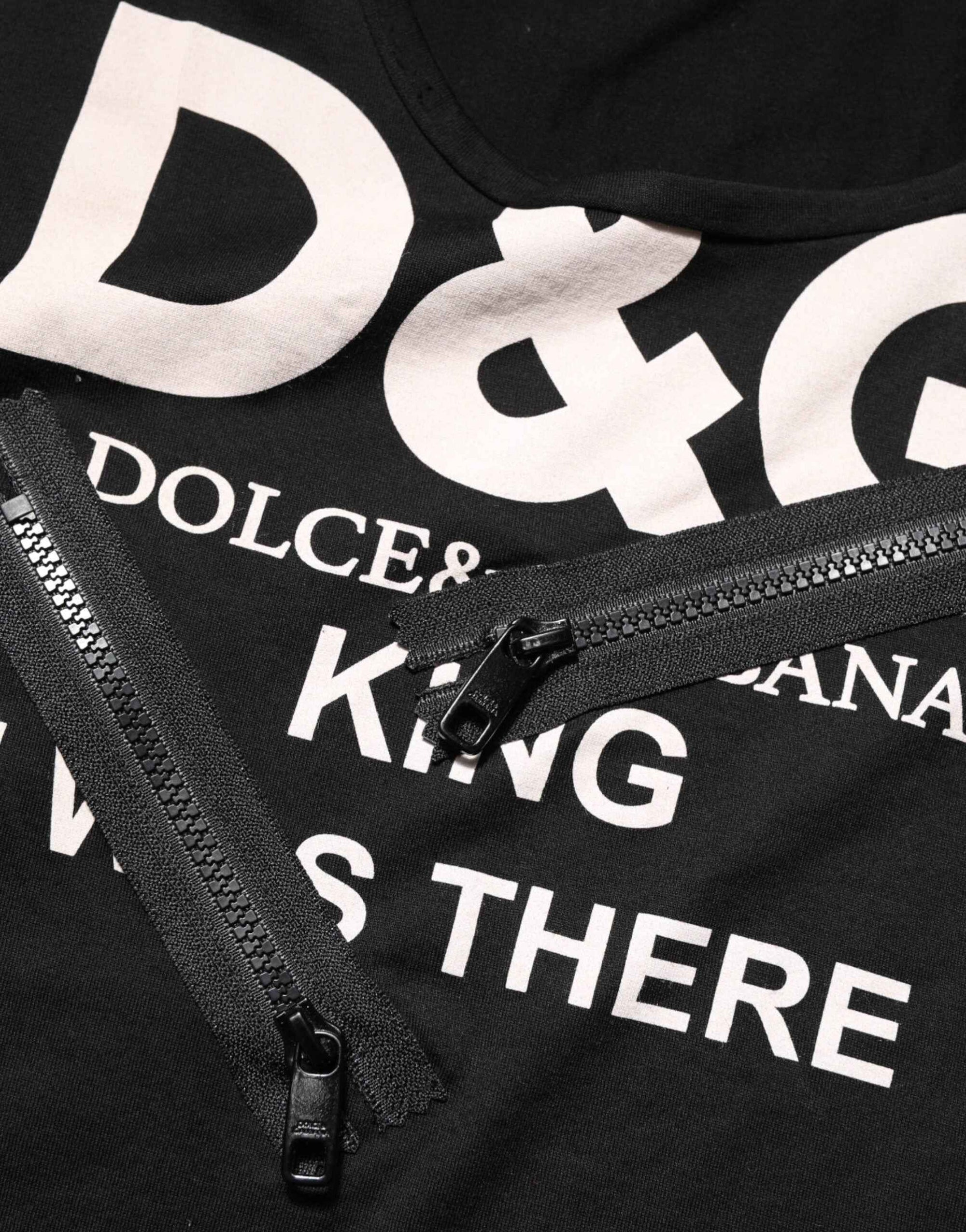 Dolce & Gabbana Black Cotton Sleeveless Tank Top DG Logo Men T-shirt