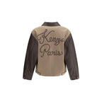 Kenzo Wool and leather college Jacket
