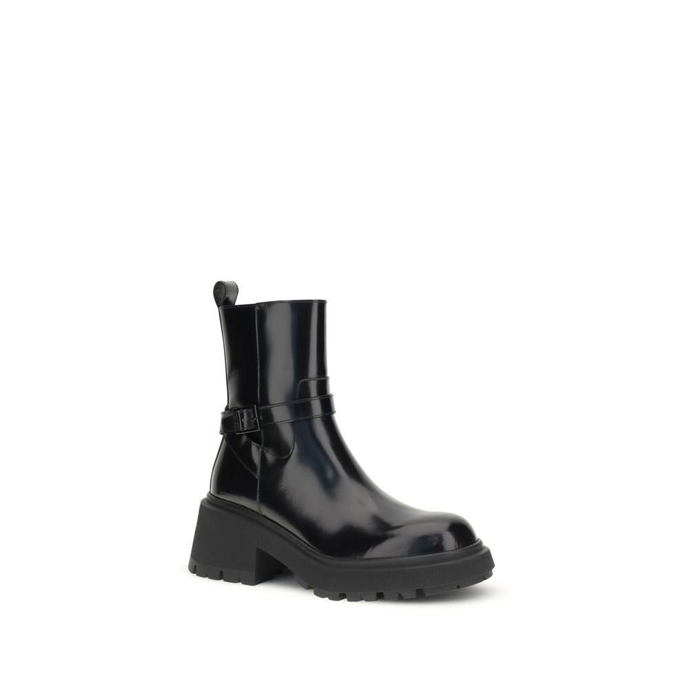 Jimmy Choo Patent-leather Conny Ankle Boots