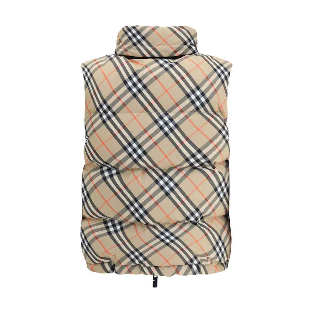 Burberry Check vest Down Jacket
