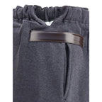Magliano Gray Cotton Casual Pants