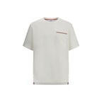 Thom Browne White Cotton T-Shirt