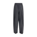 The Latest Gray Polyester Casual Pants