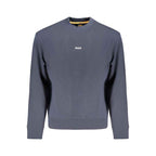 Hugo Boss Blue Cotton Sweater