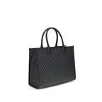 Versace Black Cotton Handbag