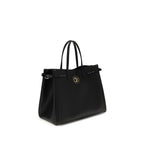 Valentino Garavani Black Calf Leather Bos Taurus Handbag