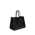 Valentino Garavani Black Calf Leather Bos Taurus Handbag