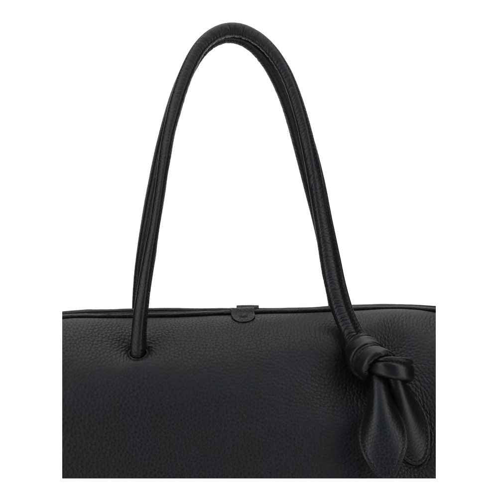 Jacquemus Black Calf Leather Bos Taurus Handbag