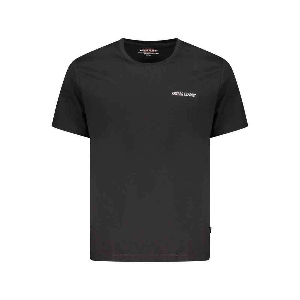 Guess Jeans Black Cotton T-Shirt