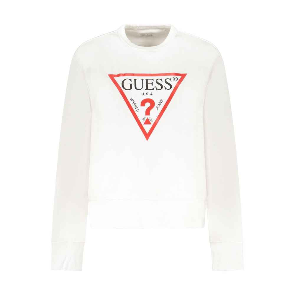 Guess Jeans White Cotton Women Sweater