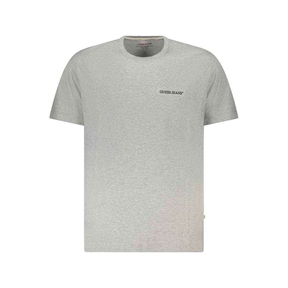 Guess Jeans Gray Cotton Men T-Shirt