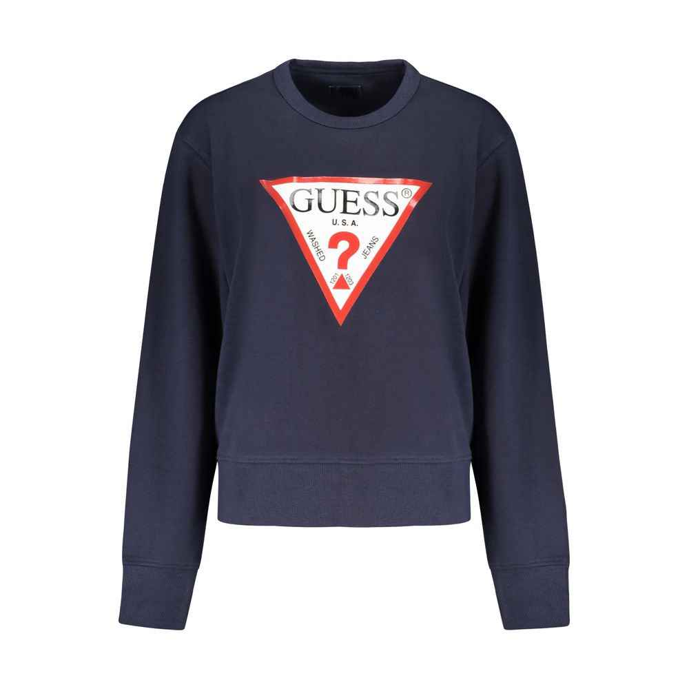 Guess Jeans Blue Cotton Women Sweater