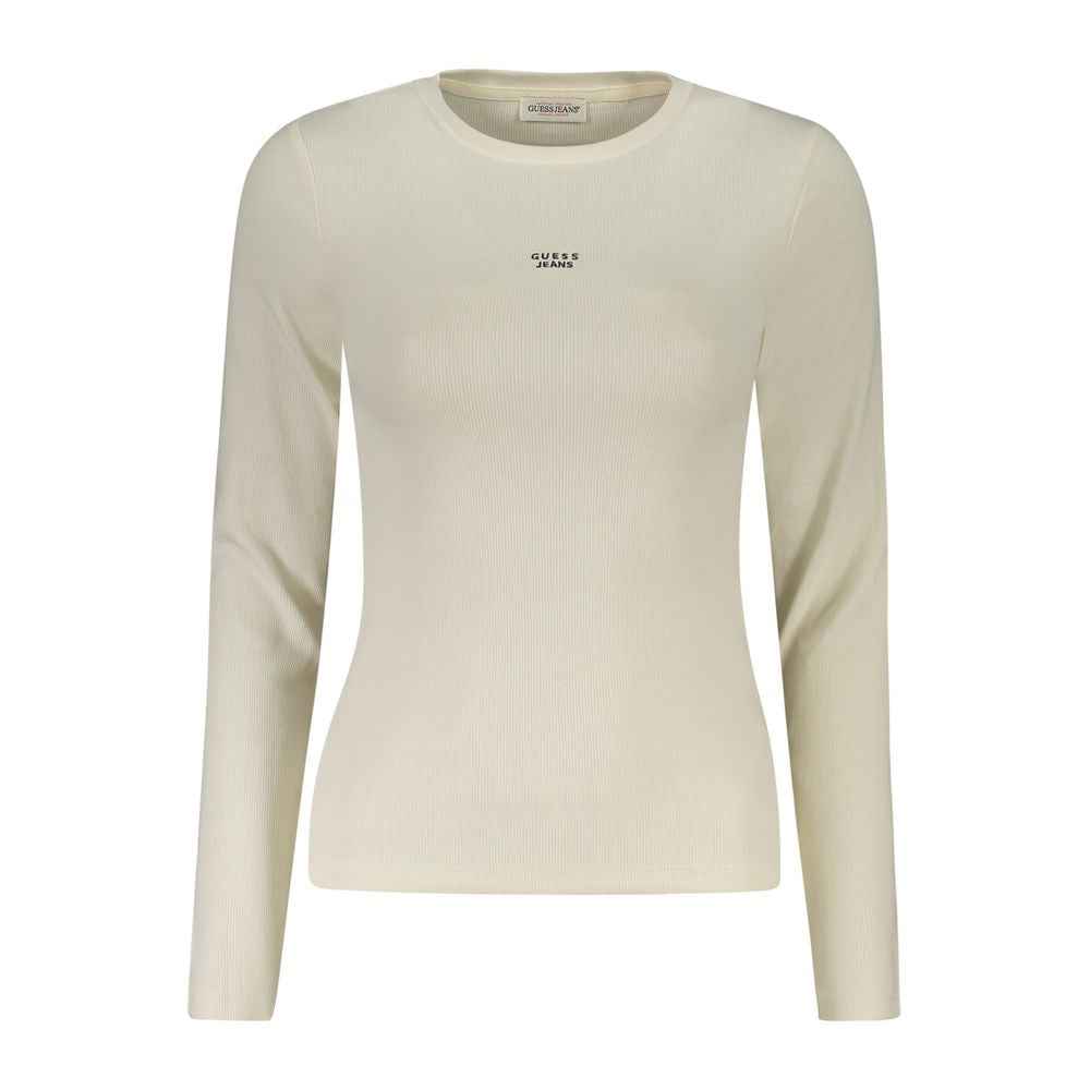 Guess Jeans White Cotton Women T-Shirt